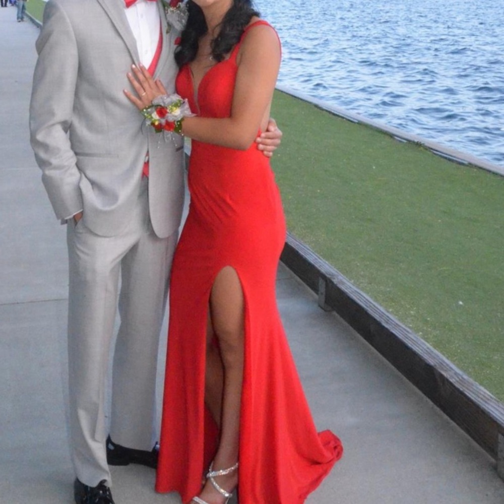 Red prom dress!